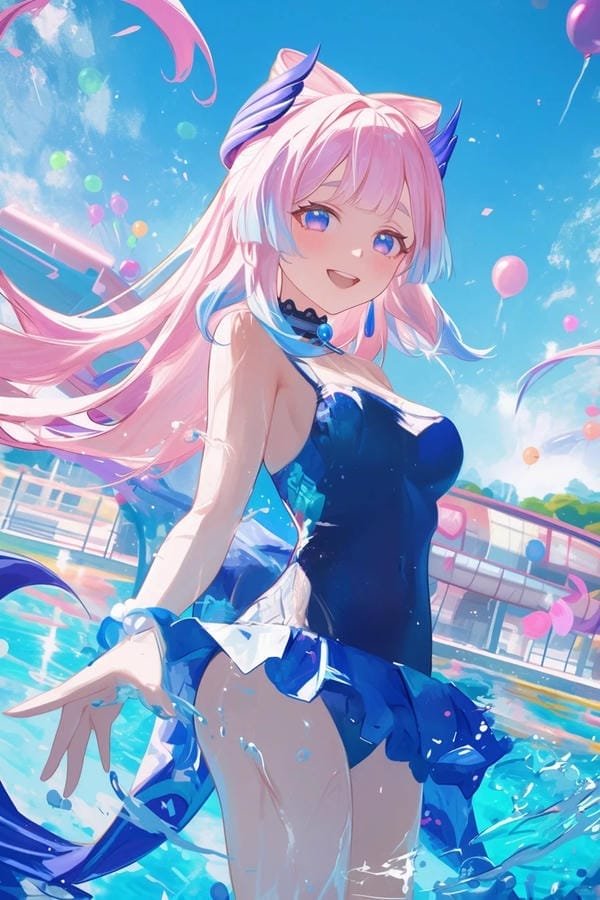 ảnh gái anime mặc bikini