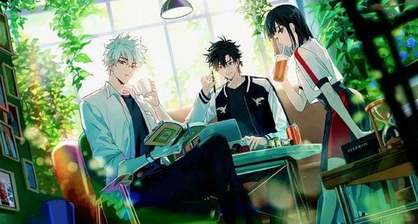 ảnh nhóm bạn thân 3 người anime (2)