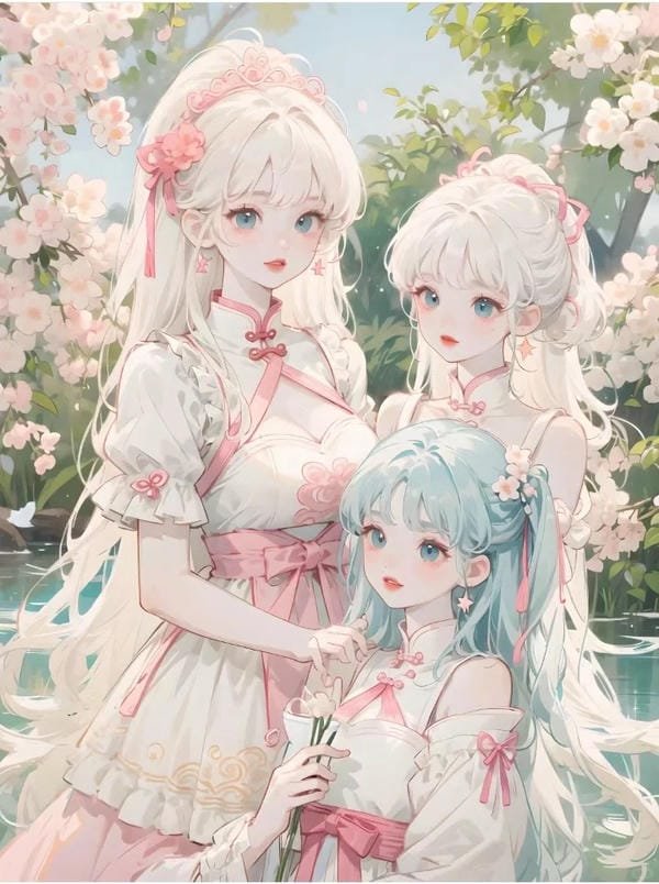 ảnh nhóm bạn thân 3 người anime (29)