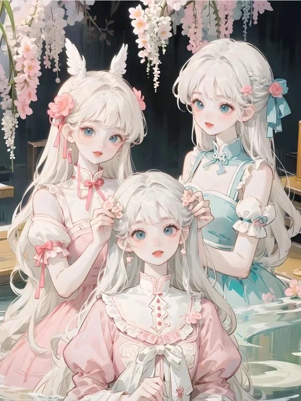 ảnh nhóm bạn thân 3 người anime (30)