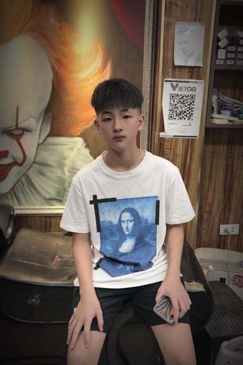 ảnh tóc layer bung nam