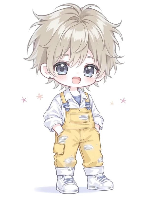 anime boy cute chibi