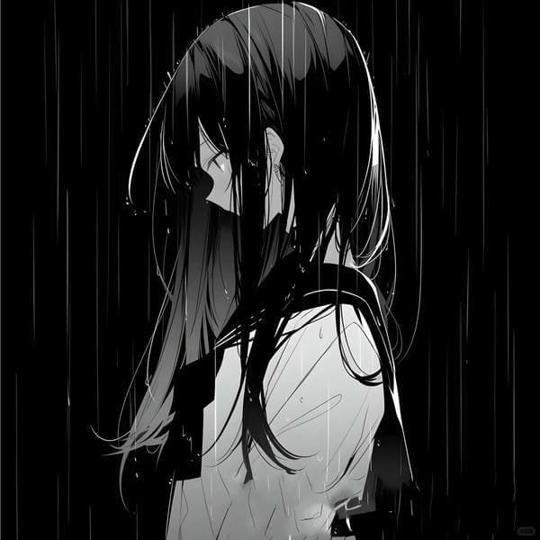 anime buồn khóc trắng đen (1)