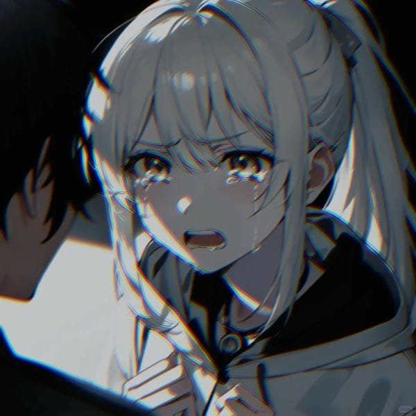 anime buồn khóc trắng đen (17)