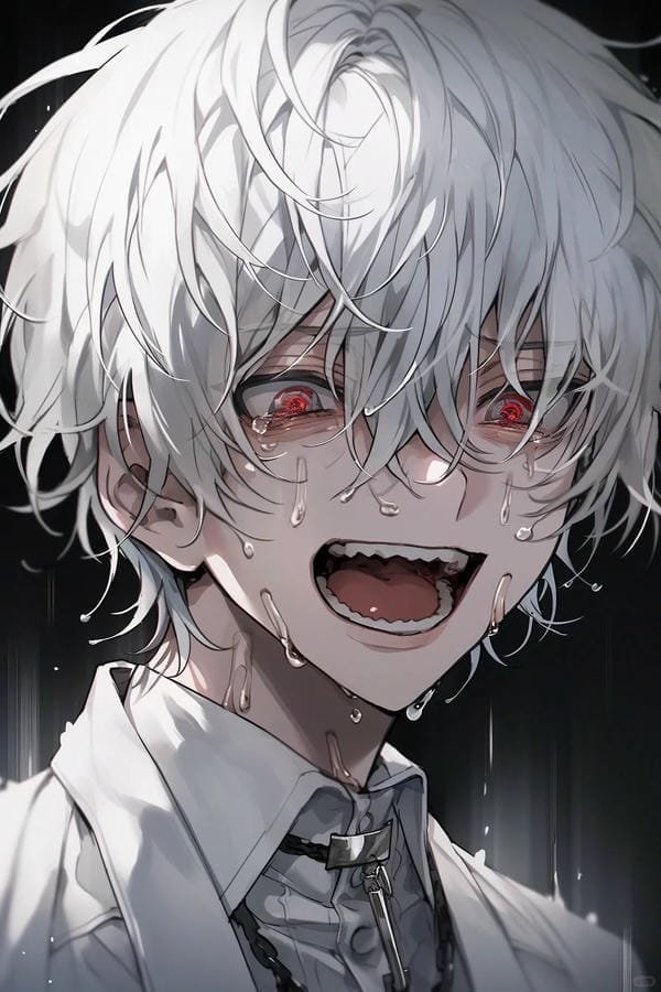 anime buồn khóc trắng đen (23)