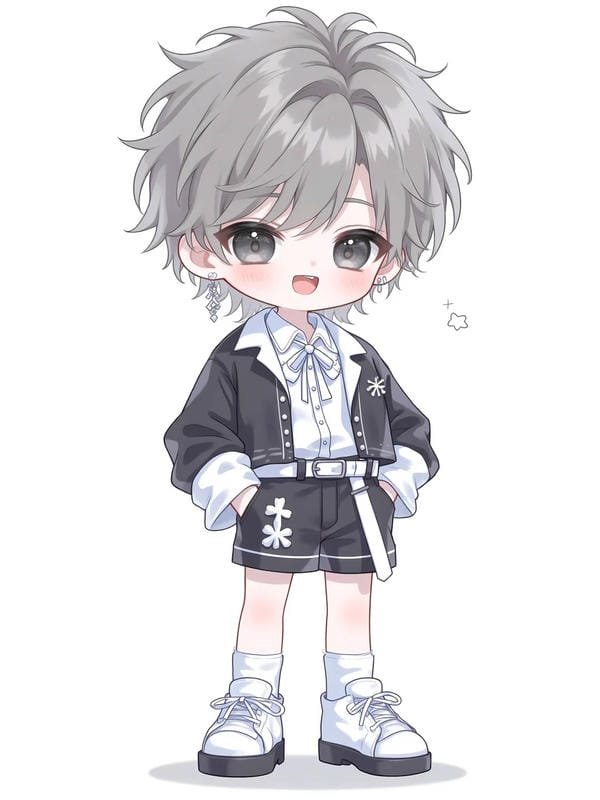 anime chibi boy lanh lung