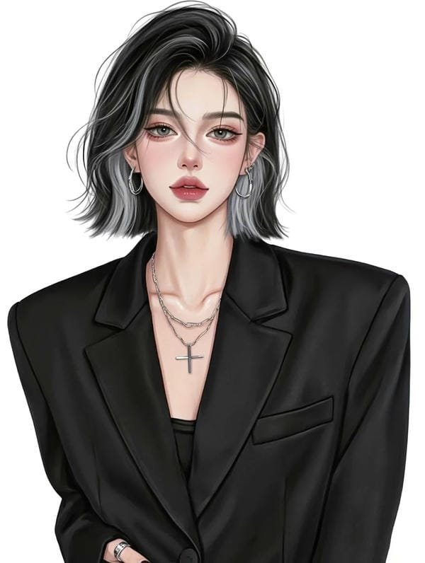 anime girl tóc ngắn​ (17)