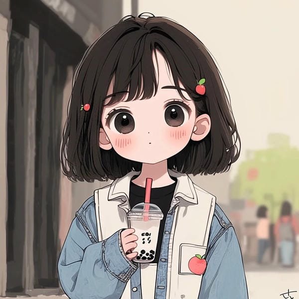 anime girl tóc ngắn​ (20)