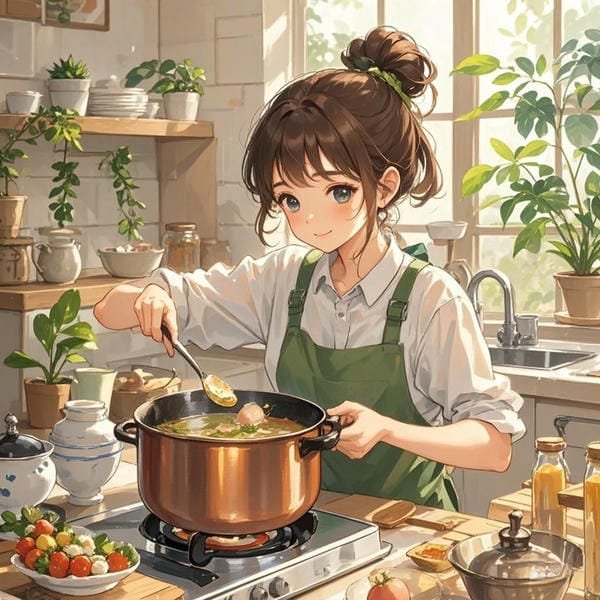 anime nấu ăn (2)