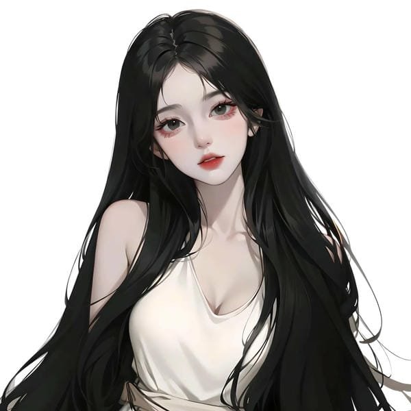 anime nữ tóc đen lạnh lùng (1)