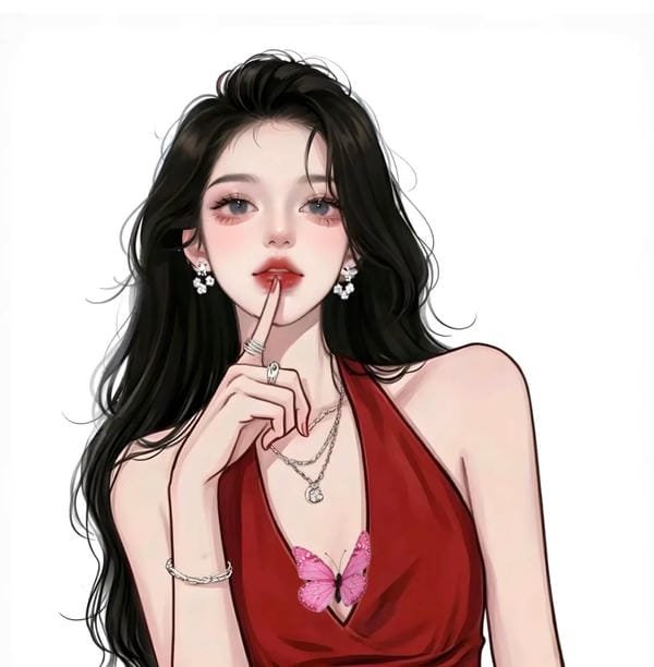 anime nữ tóc đen lạnh lùng (15)