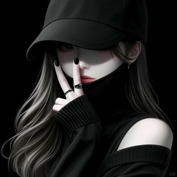 anime nữ tóc đen lạnh lùng (16)