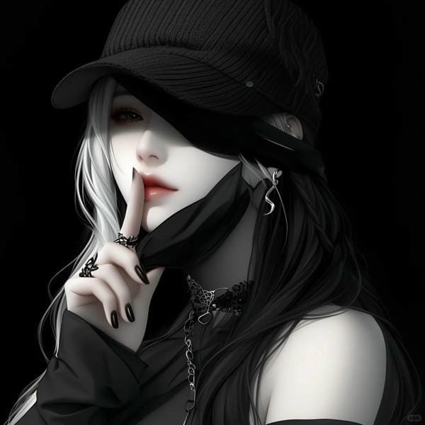 anime nữ tóc đen lạnh lùng (17)