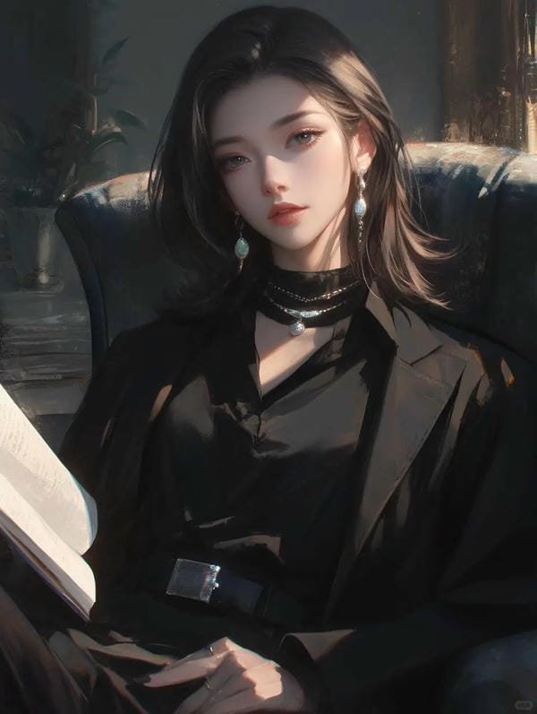 anime nữ tóc đen lạnh lùng (24)