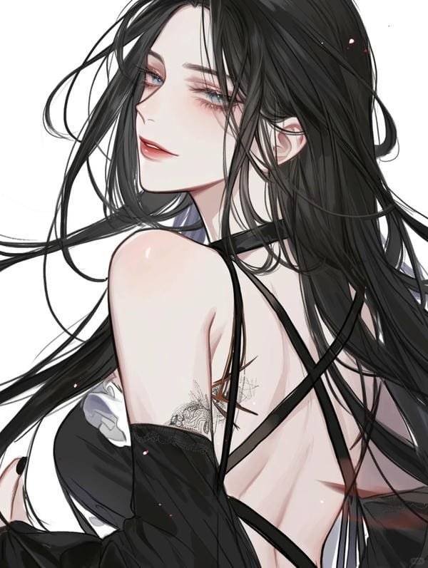 anime nữ tóc đen lạnh lùng (26)