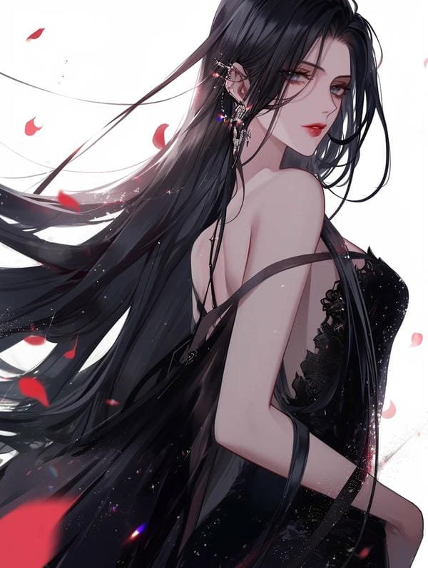 anime nữ tóc đen lạnh lùng (28)