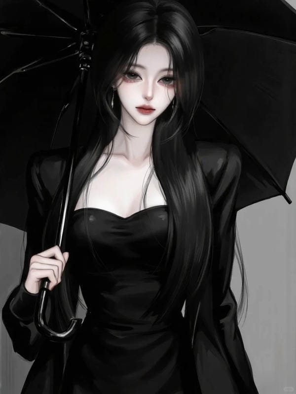 anime nữ tóc đen lạnh lùng (4)