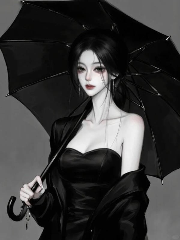 anime nữ tóc đen lạnh lùng (5)