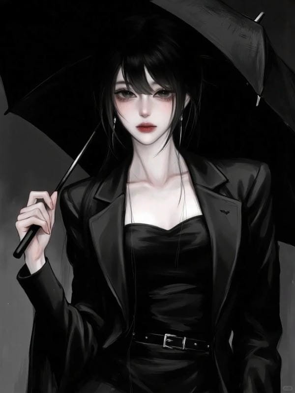 anime nữ tóc đen lạnh lùng (7)