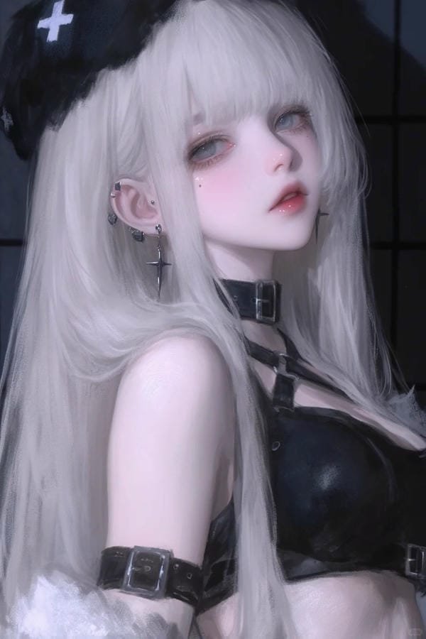 anime nữ tóc trắng (10)