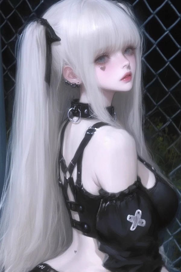 anime nữ tóc trắng (11)