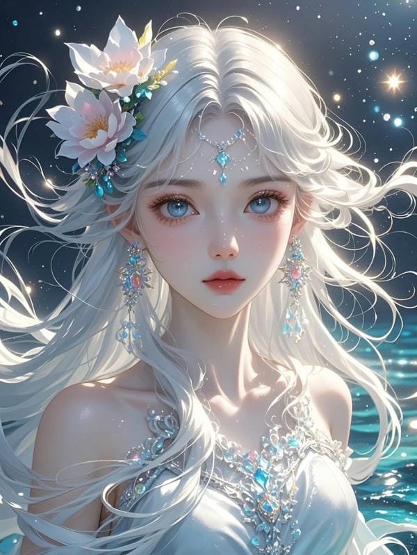 anime nữ tóc trắng (12)