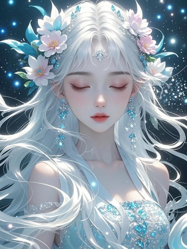 anime nữ tóc trắng (17)