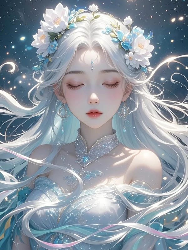 anime nữ tóc trắng (18)