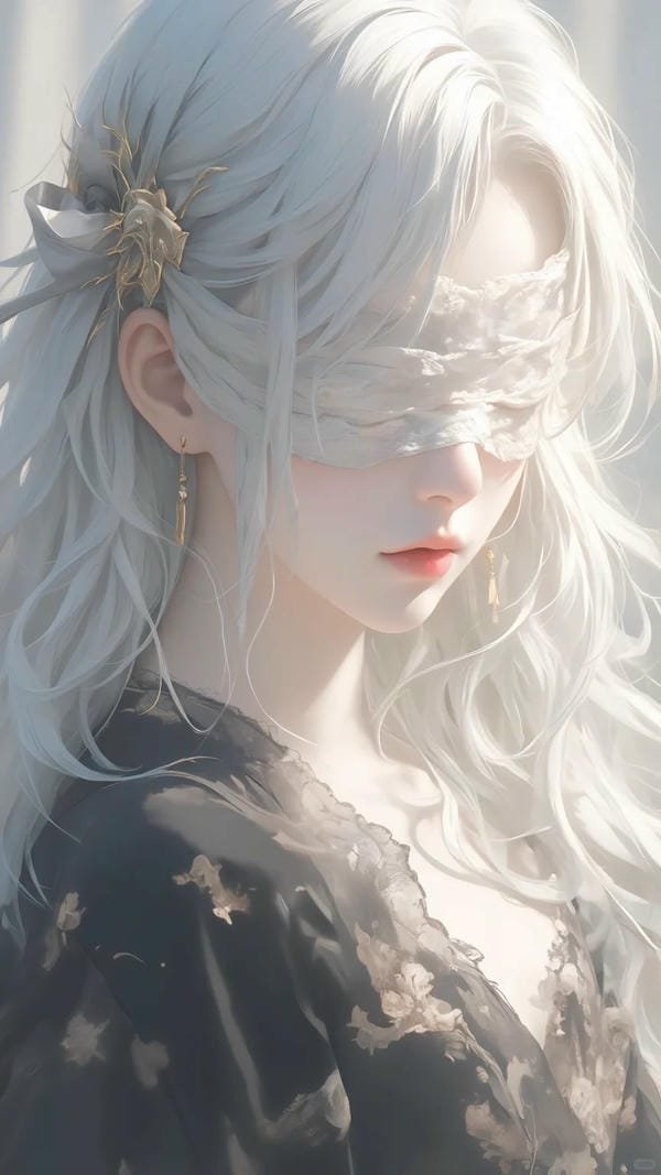 anime nữ tóc trắng (24)