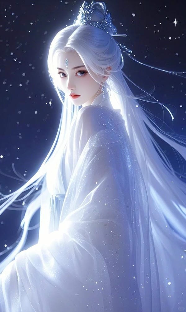 anime nữ tóc trắng (3)