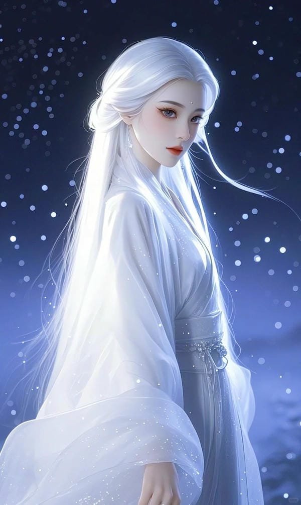 anime nữ tóc trắng (4)