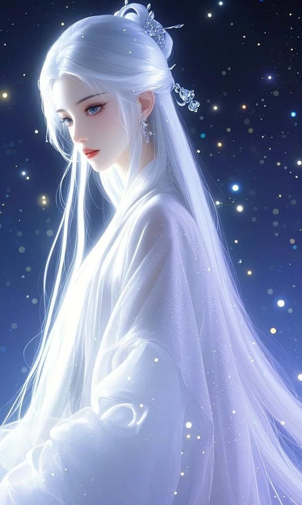 anime nữ tóc trắng (5)