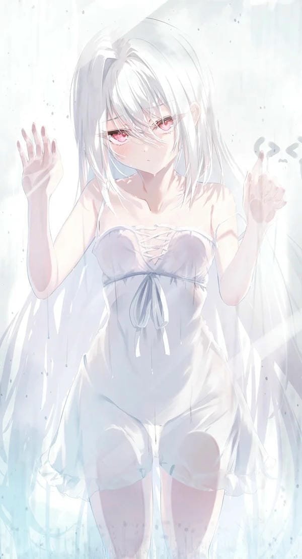 anime nữ tóc trắng (7)