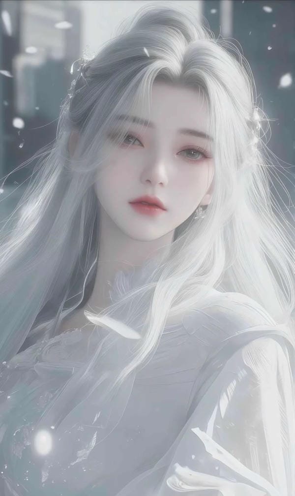 anime nữ tóc trắng lạnh lùng (15)