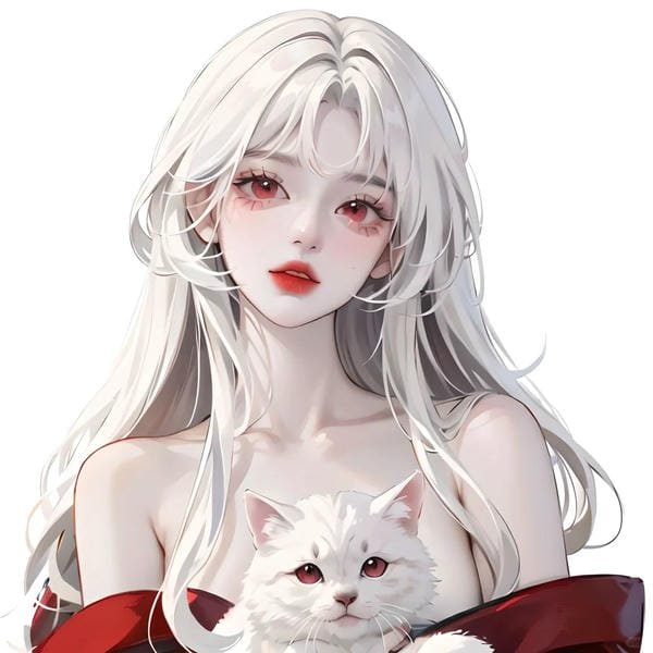 anime nữ tóc trắng lạnh lùng (20)