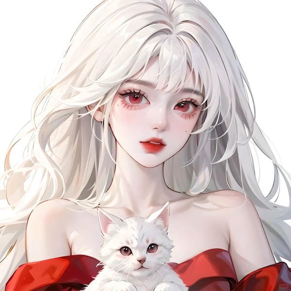 anime nữ tóc trắng lạnh lùng (21)