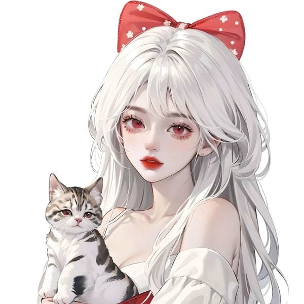 anime nữ tóc trắng lạnh lùng (22)