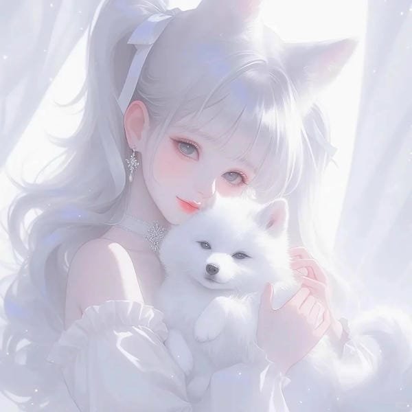 anime nữ tóc trắng lạnh lùng (24)