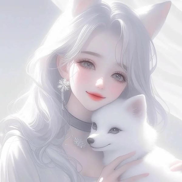 anime nữ tóc trắng lạnh lùng (25)