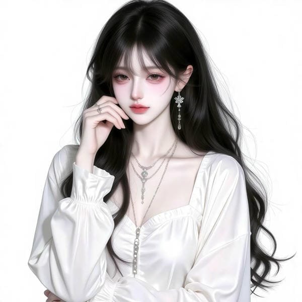 anime nữ tóc trắng lạnh lùng (27)