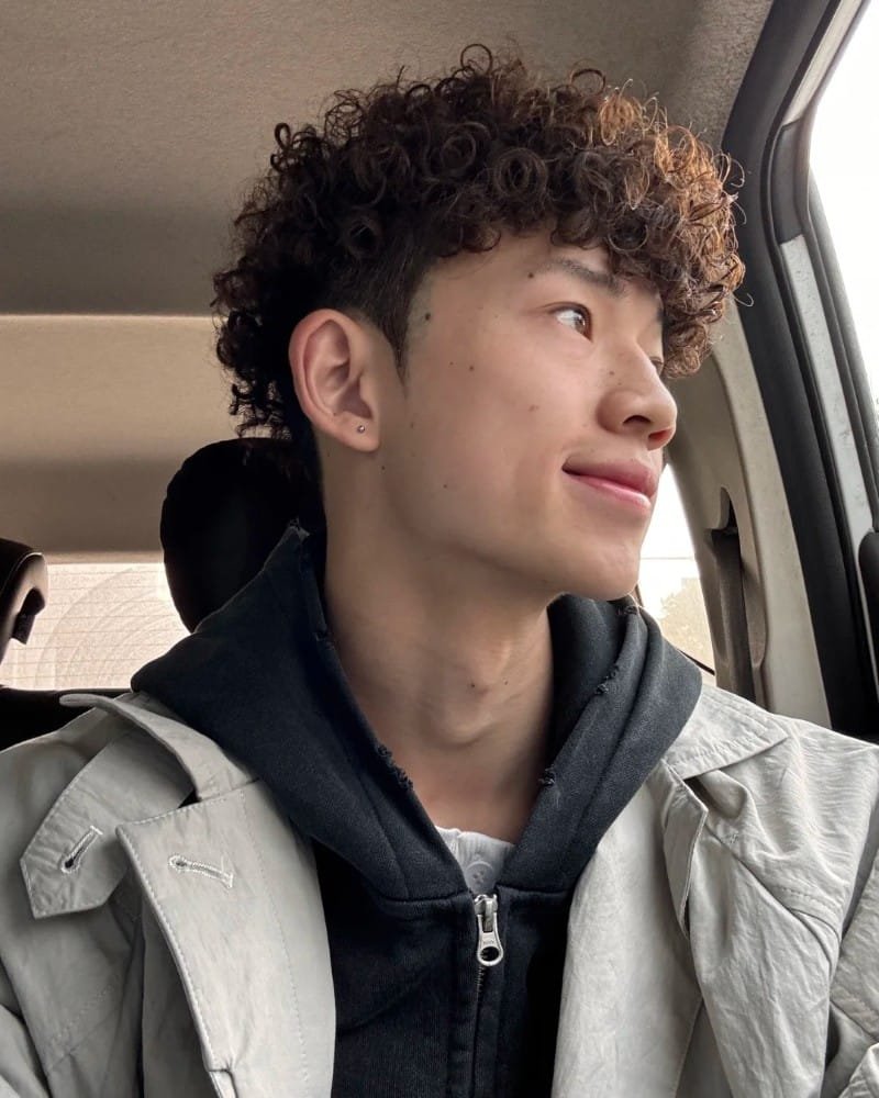 các kiểu tóc uốn nam