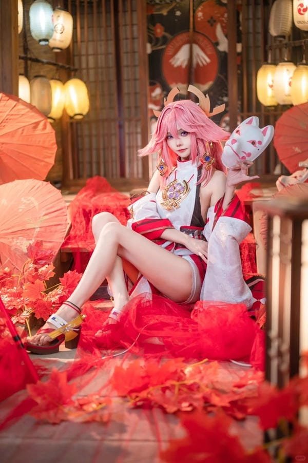 cosplay yae miko (13)
