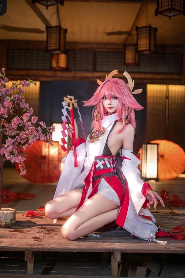 cosplay yae miko (14)