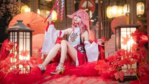 cosplay yae miko (16)