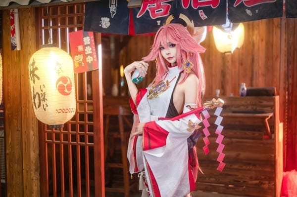 cosplay yae miko (17)