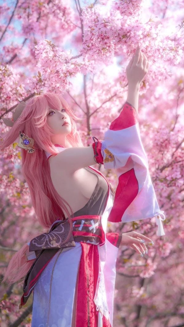 cosplay yae miko (2)