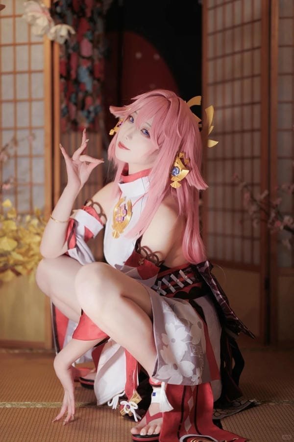 cosplay yae miko (8)