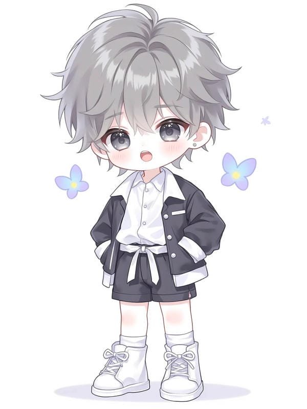 cute anime chibi boy