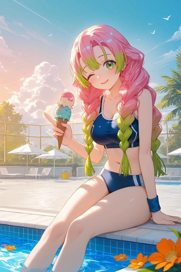 gái anime mặc đồ bơi (33)