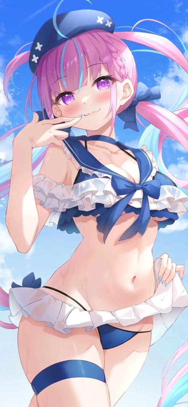 gái anime mặc đồ bơi (4)